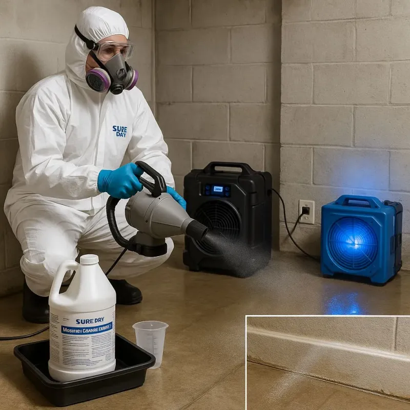 Sanitization and Odor Removal process in Groveport, OH