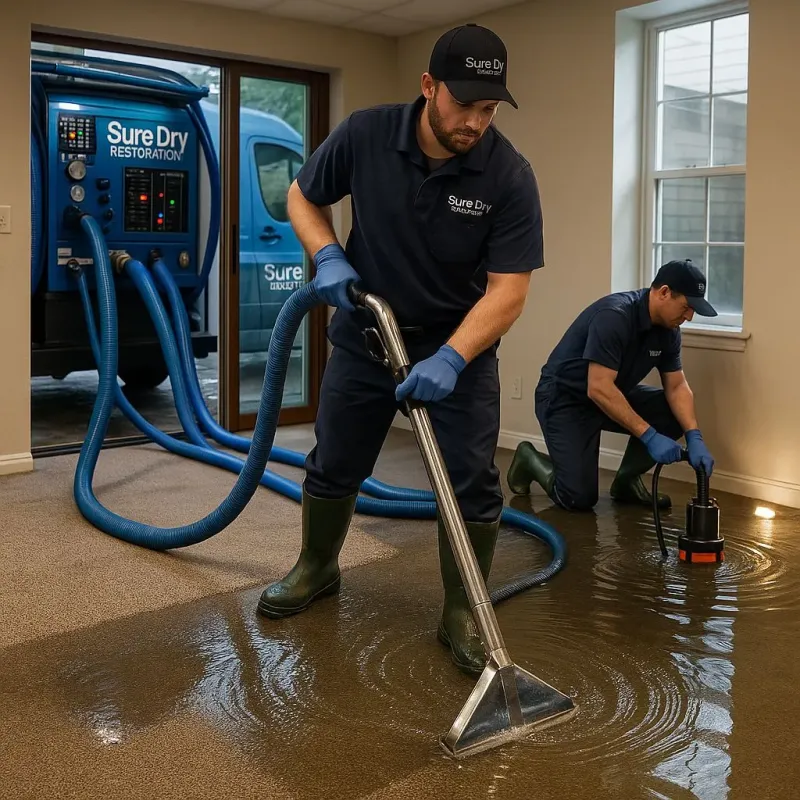 Water Extraction and Removal process in Groveport, OH